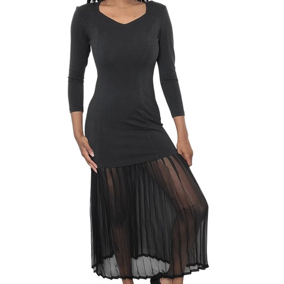Tower Dresses & Skirts - Tower Vintage Maxi Sheer Avant Garde Dress